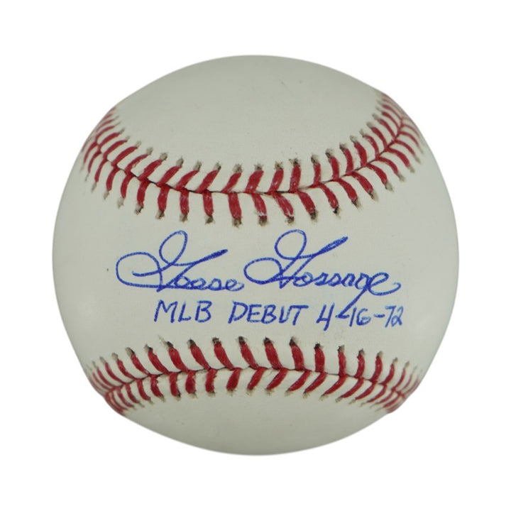 Goose Gossage NY Yankees Autographed Inscribed Debut OMLB Baseball (Fanatics)
