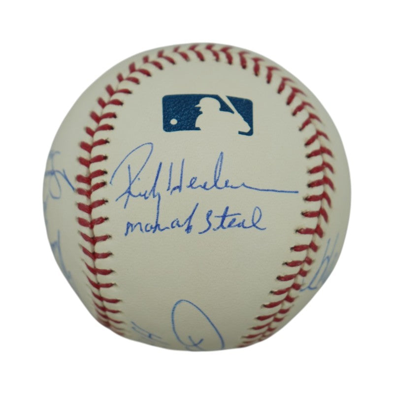 Henderson Ryan Rose Rivera Aaron Ripken Multi Signed Inscribed Kings of Baseball OMLB Steiner Holo