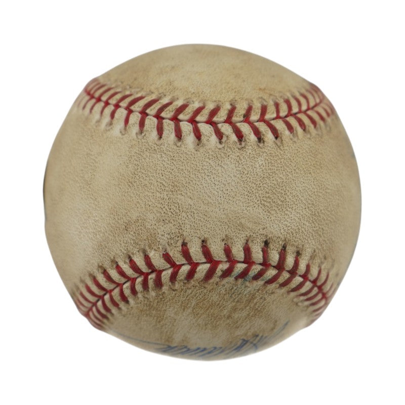 Jeter Rivera Pettitte Posada Yankees Core 4 Signed 09 Game Used Baseball Steiner COA