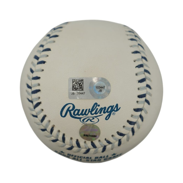Jeter Rivera Rodriguez Multi Signed Inscribed 2008 All Star Game Logo Baseball Steiner COA