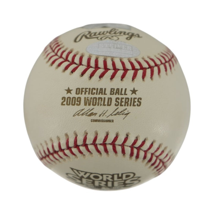 Joba Chamberlain New York Yankees Autographed 2009 WS Baseball Steiner COA