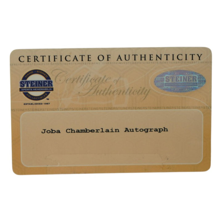 Joba Chamberlain New York Yankees Autographed 2009 WS Baseball Steiner COA