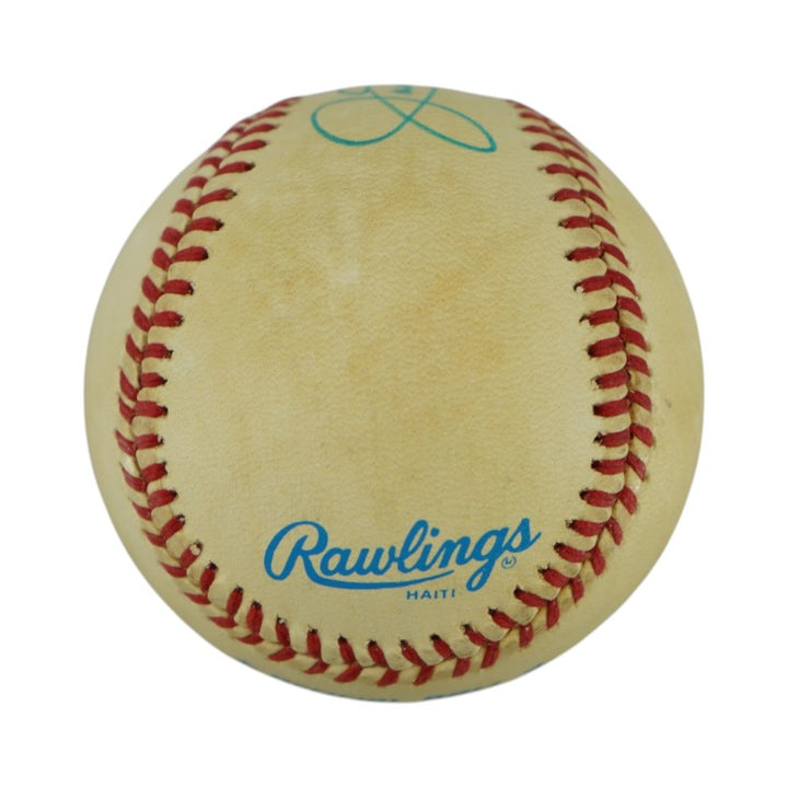 Joe DiMaggio NY Yankees Autographed Inscribed 56 OAL Baseball (PSA LOA)