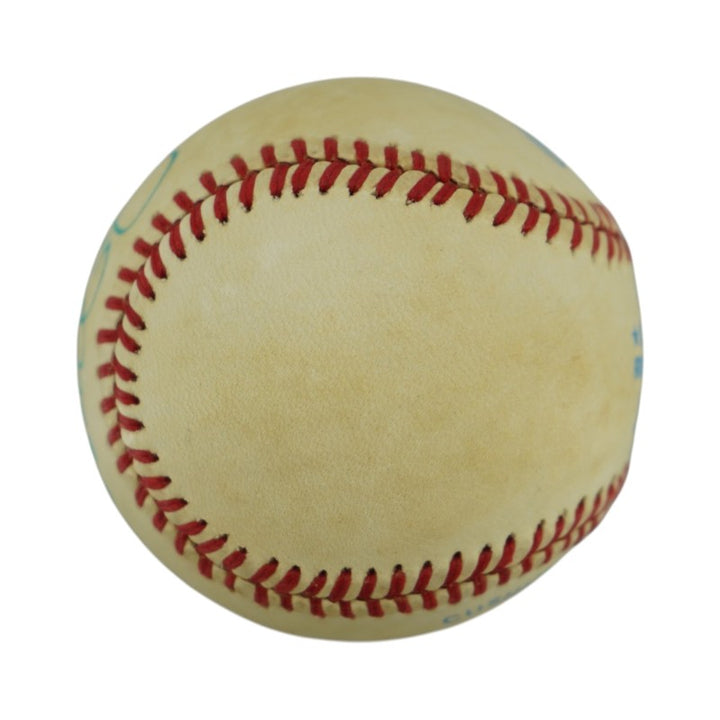 Joe DiMaggio NY Yankees Autographed Inscribed 56 OAL Baseball (PSA LOA)