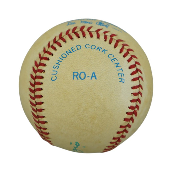 Joe DiMaggio NY Yankees Autographed Inscribed 56 OAL Baseball (PSA LOA)