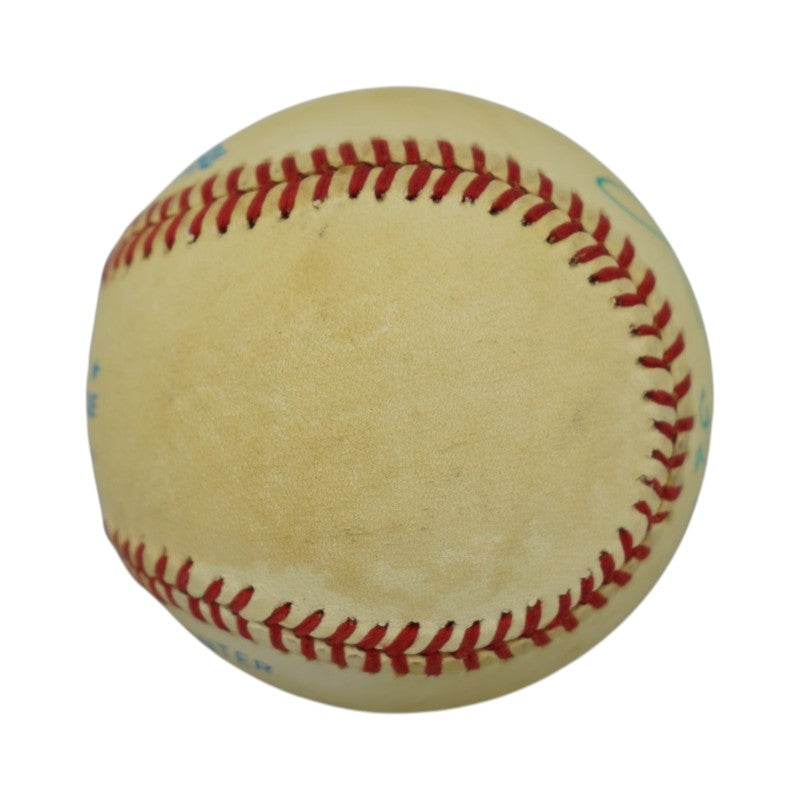 Joe DiMaggio NY Yankees Autographed Inscribed 56 OAL Baseball (PSA LOA)