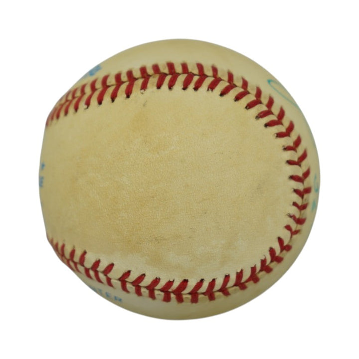 Joe DiMaggio NY Yankees Autographed Inscribed 56 OAL Baseball (PSA LOA)