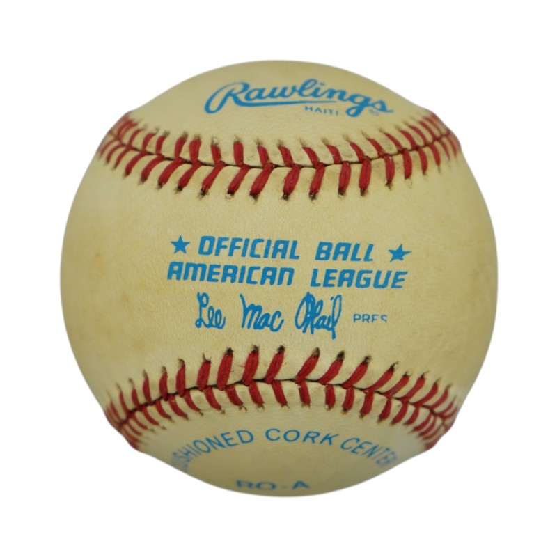 Joe DiMaggio NY Yankees Autographed Inscribed 56 OAL Baseball (PSA LOA)