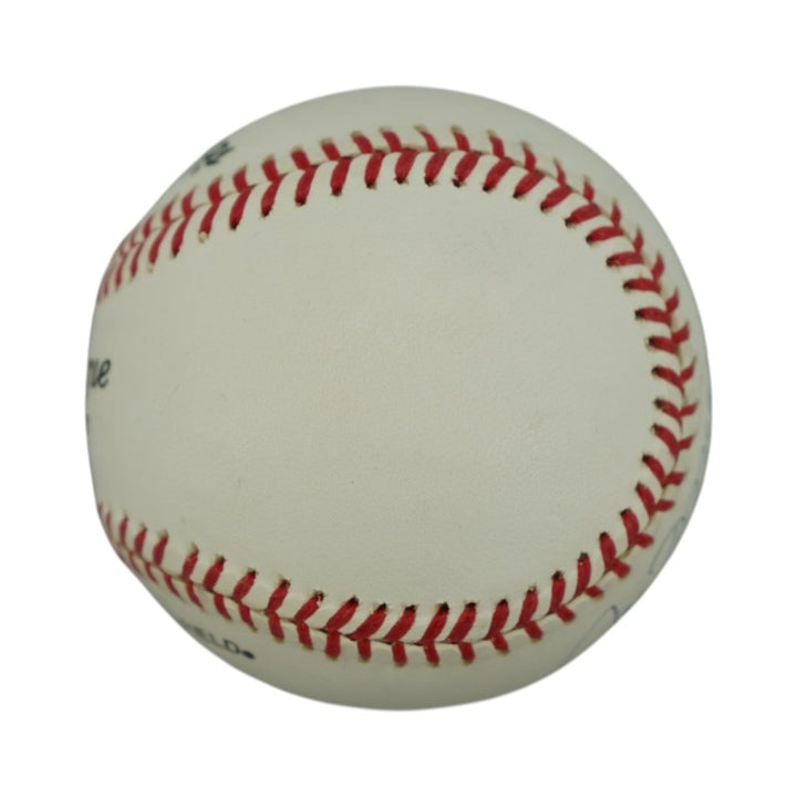 Joe DiMaggio Yankees Autographed Inscribed Painted Baseball (Estate LOA)