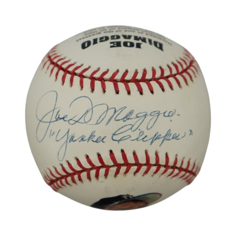 Joe DiMaggio Yankees Autographed Inscribed Painted Baseball (Estate Holo)