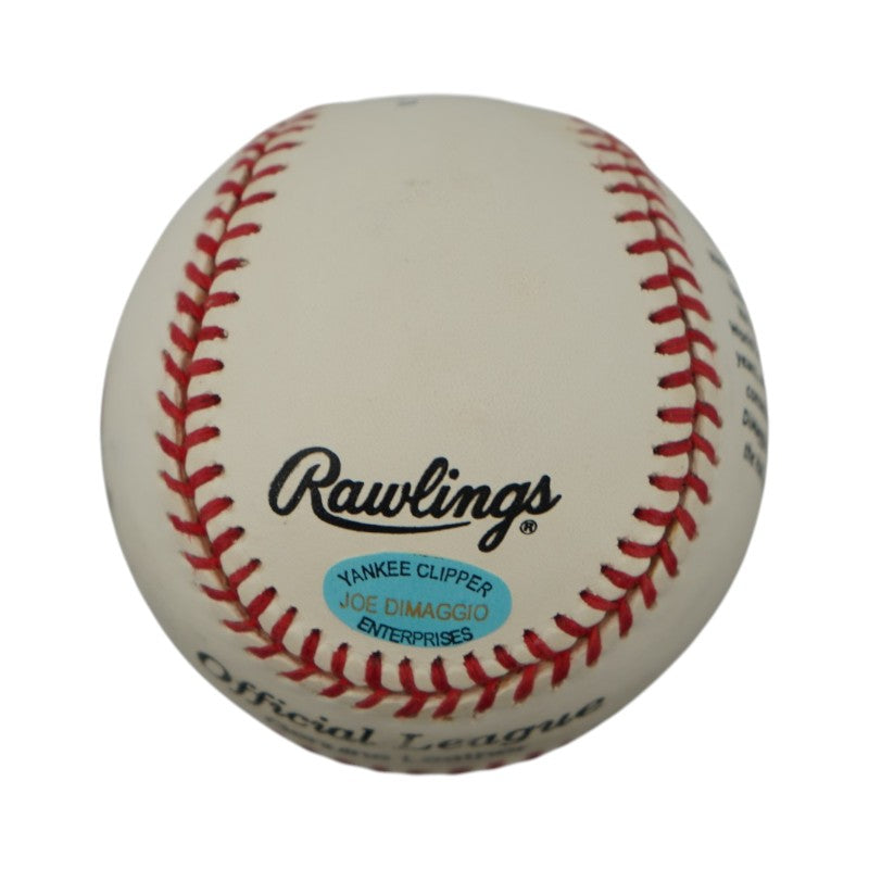 Joe DiMaggio Yankees Autographed Inscribed Painted Baseball (Estate Holo)