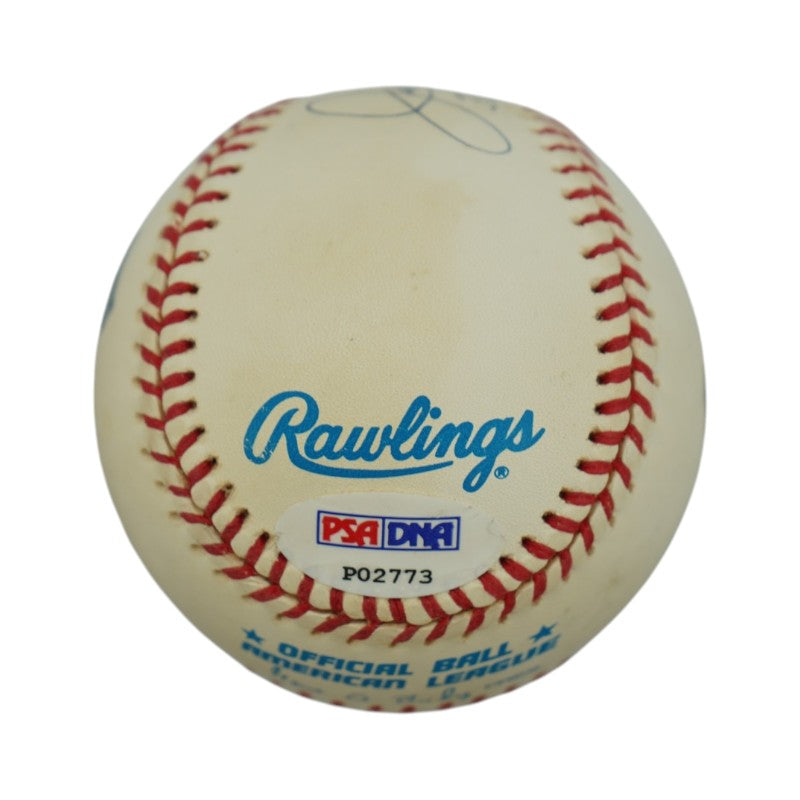 Joe DiMaggio Yankees Autographed Signed Inscribed 361 HR Logo Baseball (PSA LOA)