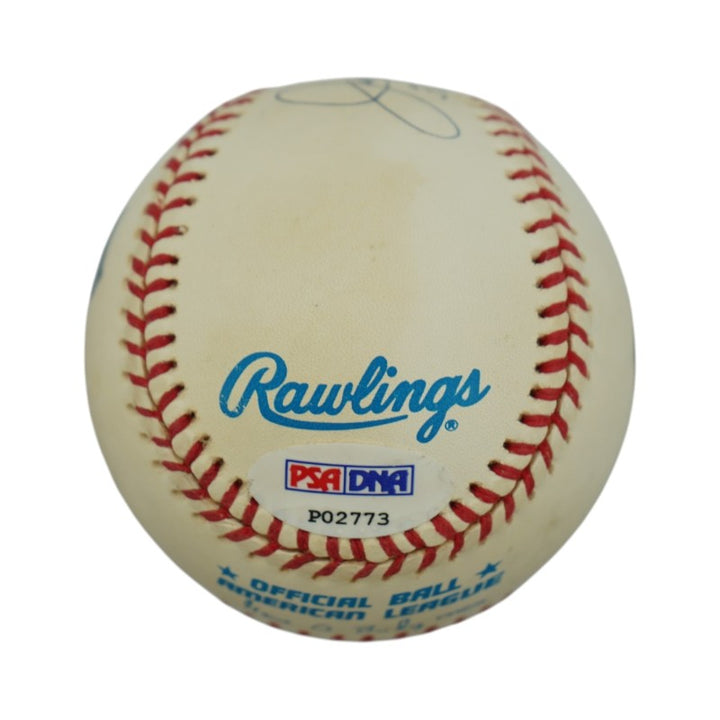 Joe DiMaggio Yankees Autographed Signed Inscribed 361 HR Logo Baseball (PSA LOA)
