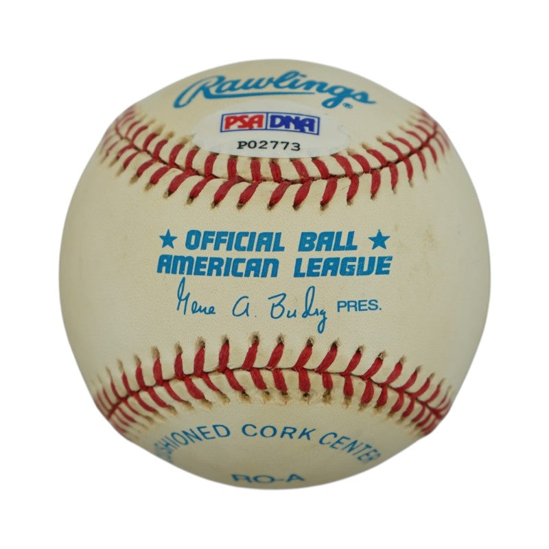 Joe DiMaggio Yankees Autographed Signed Inscribed 361 HR Logo Baseball (PSA LOA)