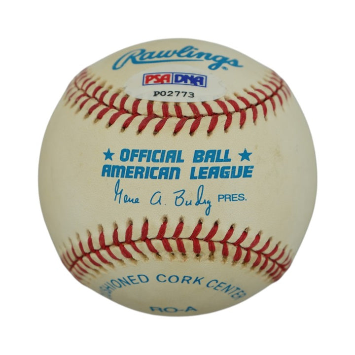 Joe DiMaggio Yankees Autographed Signed Inscribed 361 HR Logo Baseball (PSA LOA)
