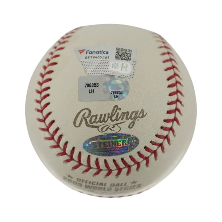 Joe Girardi New York Yankees Autographed 2009 WS Baseball (Fanatics)