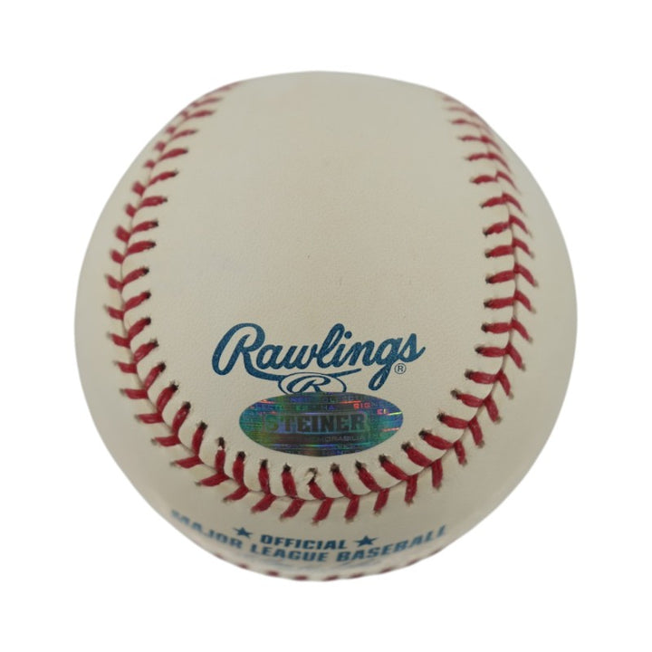 Joe Torre New York Yankees Autographed Inscribed HOF 14 OMLB Baseball Steiner Holo