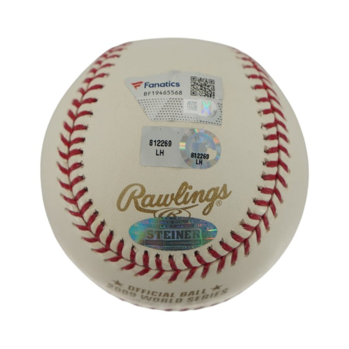Mariano Rivera New York Yankees Autographed 2009 WS Baseball Steiner COA