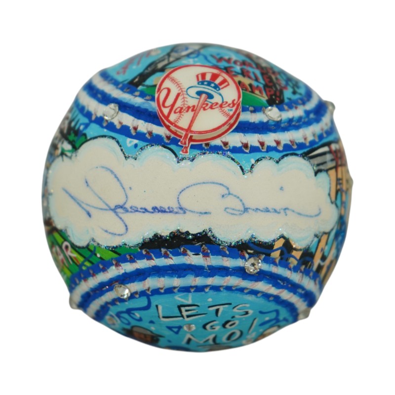 Mariano Rivera NY Yankees Autographed Signed Fazzino Pop Art Baseball (Steiner COA)