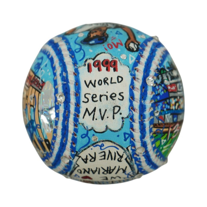 Mariano Rivera NY Yankees Autographed Signed Fazzino Pop Art Baseball (Steiner COA)