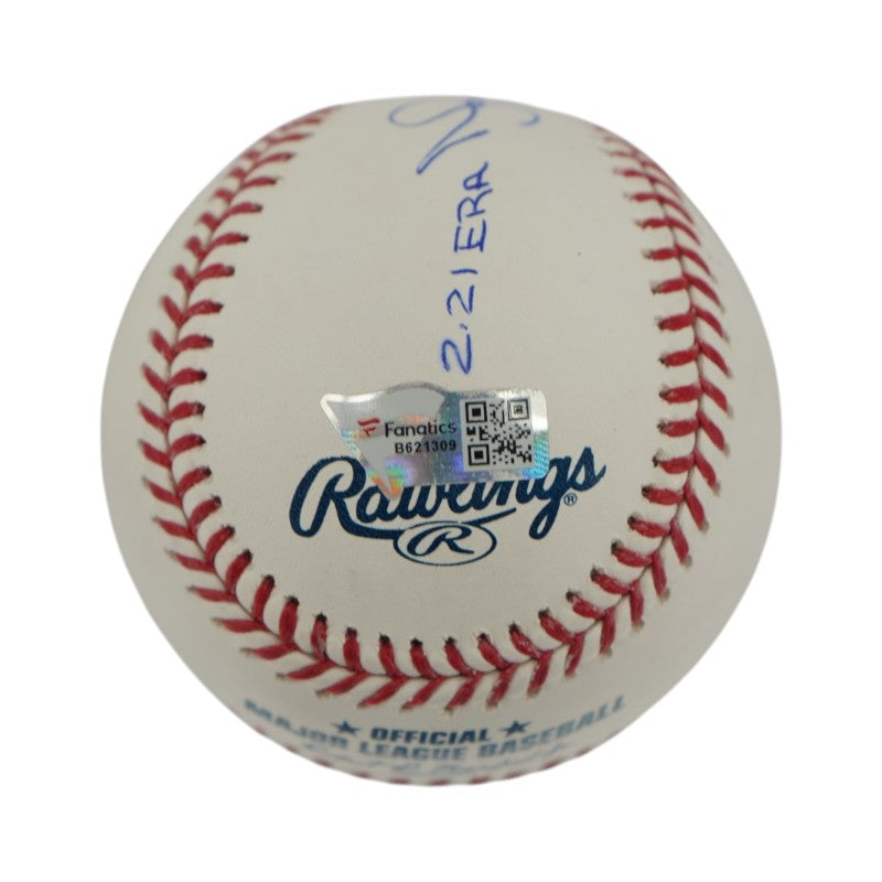 Mariano Rivera NY Yankees Autographed 5 Inscription OMLB Baseball LE 21/42 (Fanatics)