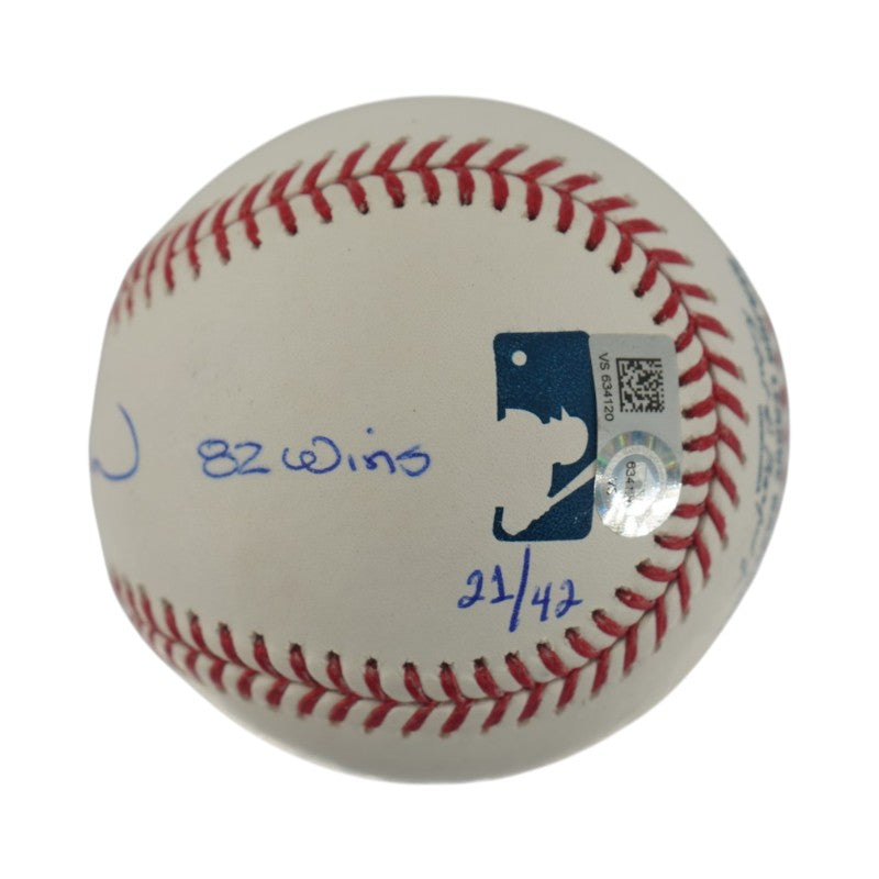 Mariano Rivera NY Yankees Autographed 5 Inscription OMLB Baseball LE 21/42 (Fanatics)