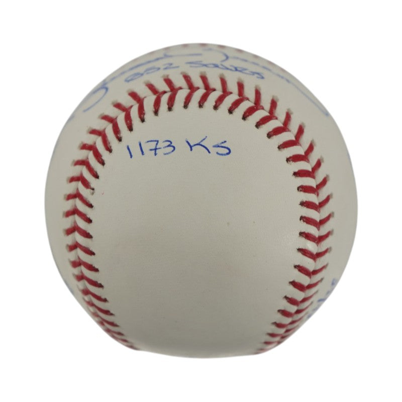 Mariano Rivera NY Yankees Autographed 5 Inscription OMLB Baseball LE 21/42 (Fanatics)
