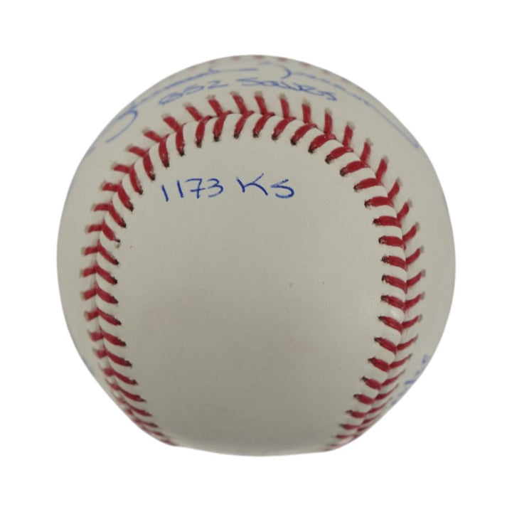 Mariano Rivera NY Yankees Autographed 5 Inscription OMLB Baseball LE 21/42 (Fanatics)