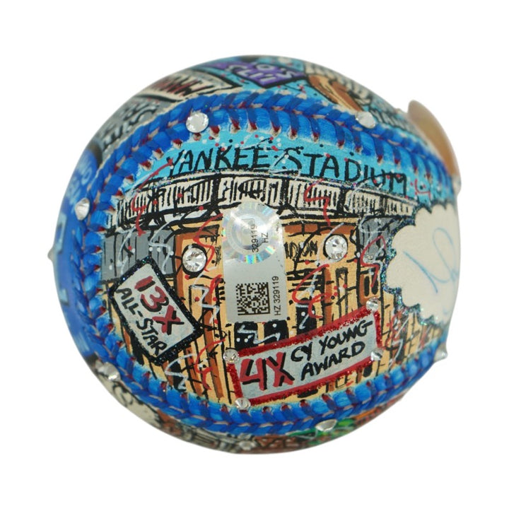 Mariano Rivera Yankees Autographed Fazzino Pop Art Baseball (Steiner COA)