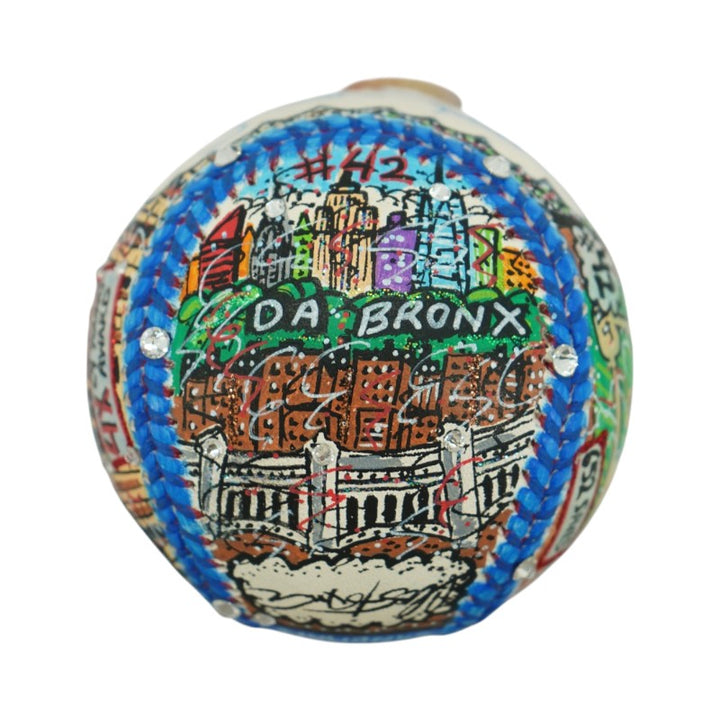 Mariano Rivera Yankees Autographed Fazzino Pop Art Baseball (Steiner COA)