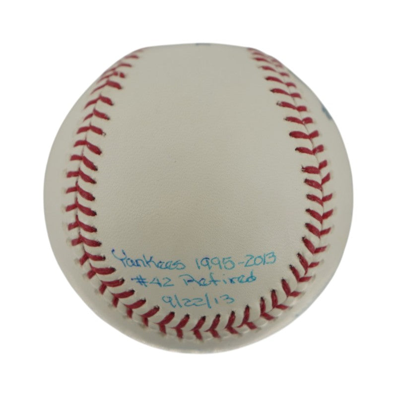 Mariano Rivera Yankees Autographed Signed Stat 11 Inscription OMLB Baseball LE 1/42 (Steiner Holo)