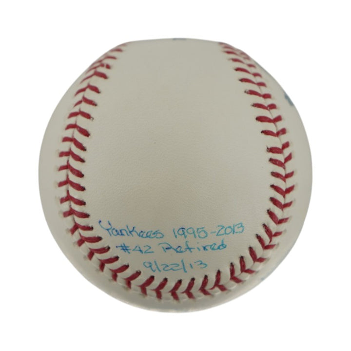 Mariano Rivera Yankees Autographed Signed Stat 11 Inscription OMLB Baseball LE 1/42 (Steiner Holo)