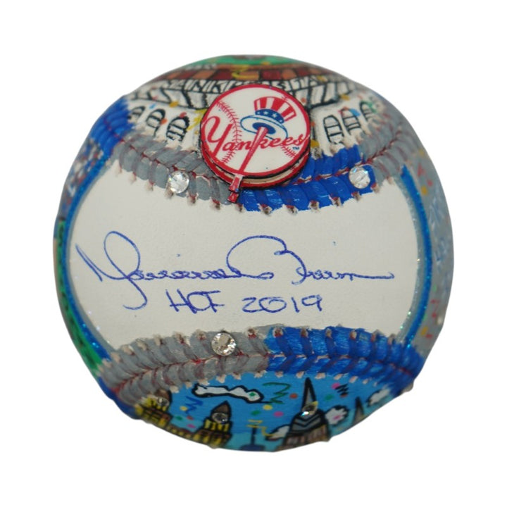 Mariano Rivera Yankees Signed Inscribed HOF Fazzino Pop Art Baseball (Fanatics)