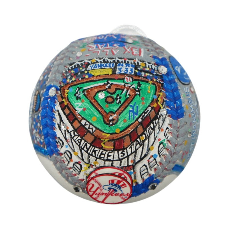 Mariano Rivera Yankees Signed Inscribed HOF Fazzino Pop Art Baseball (Fanatics)