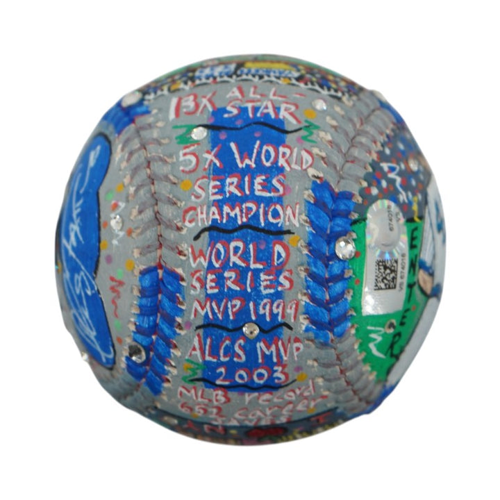 Mariano Rivera Yankees Signed Inscribed HOF Fazzino Pop Art Baseball (Fanatics)