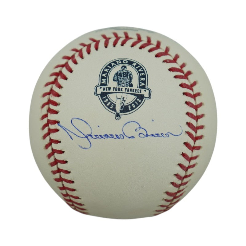 Mariano Rivera New York Yankees Autographed Final Season Logo Baseball (Steiner Holo)