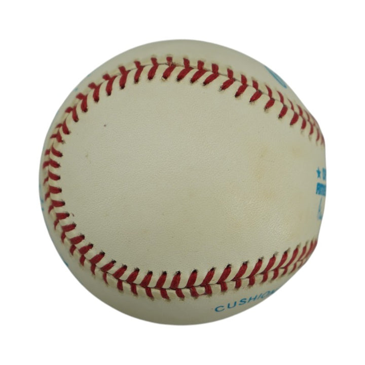 Mickey Mantle New York Yankees Autographed Inscribed No 6 1951 OAL Baseball PSA LOA Graded 7