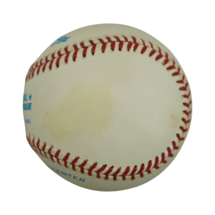 Mickey Mantle New York Yankees Autographed Inscribed No 6 1951 OAL Baseball PSA LOA Graded 7