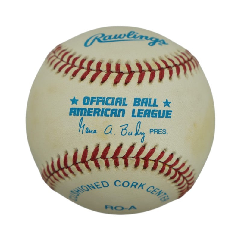 Mickey Mantle New York Yankees Autographed Inscribed No 6 1951 OAL Baseball PSA LOA Graded 7