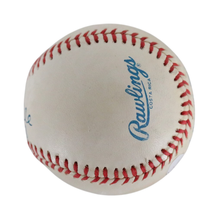Mickey Mantle New York Yankees Autographed Inscribed No 7 51-68 OAL Baseball JSA LOA Graded 8