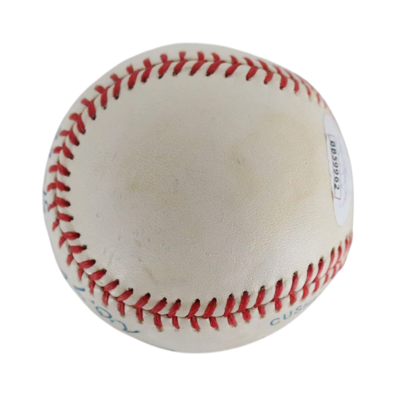 Mickey Mantle New York Yankees Autographed Inscribed No 7 51-68 OAL Baseball JSA LOA Graded 8