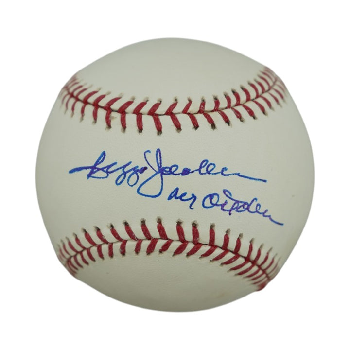Reggie Jackson NY Yankees Autographed Mr October OMLB Baseball (MLB Auth)