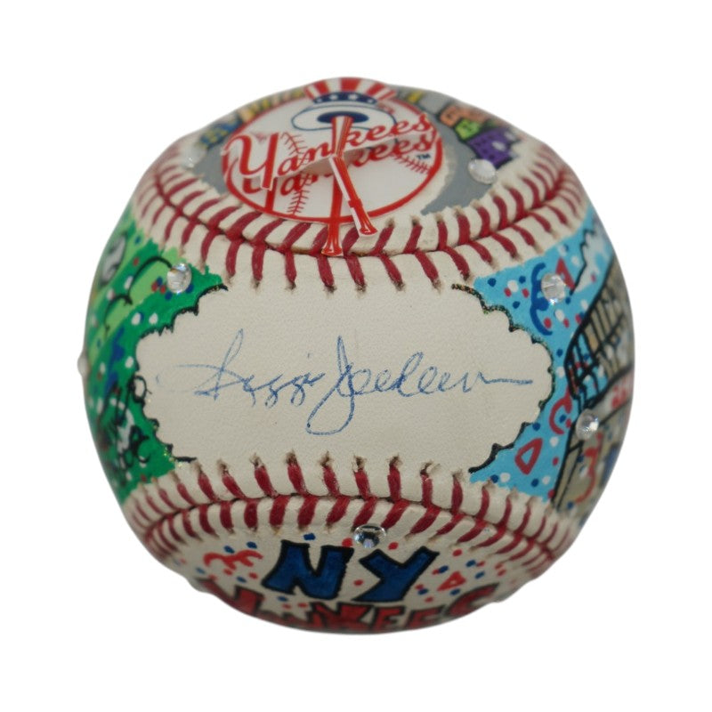Reggie Jackson Yankees Autographed Fazzino Pop Art Baseball