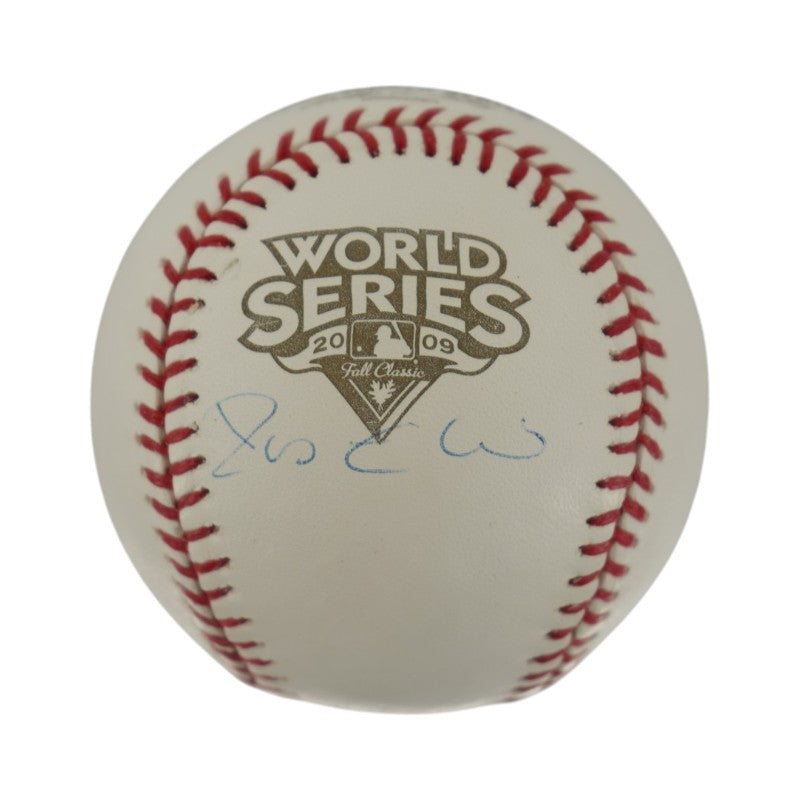 Robinson Cano New York Yankees Autographed 2009 WS Baseball Steiner COA