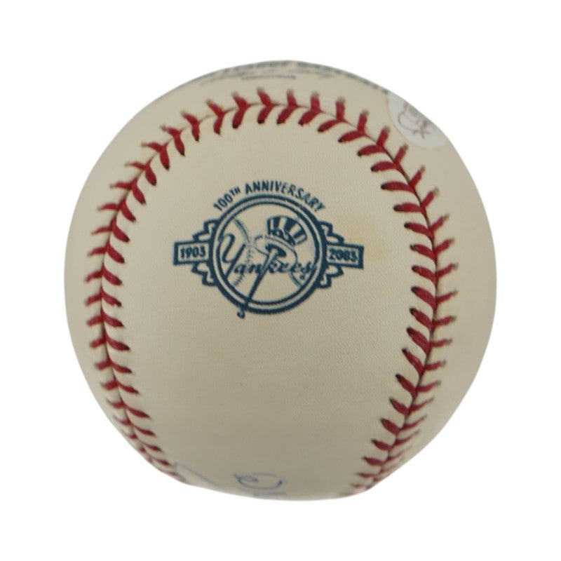 Whitey Ford New York Yankees Autographed OMLB 100th Anniversary Baseball JSA Holo Only