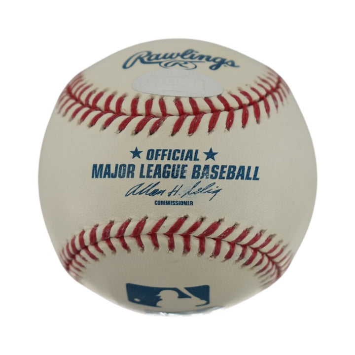 Yogi Berra Don Larsen New York Yankees Dual Signed Inscribed OMLB Baseball Steiner COA/MLB