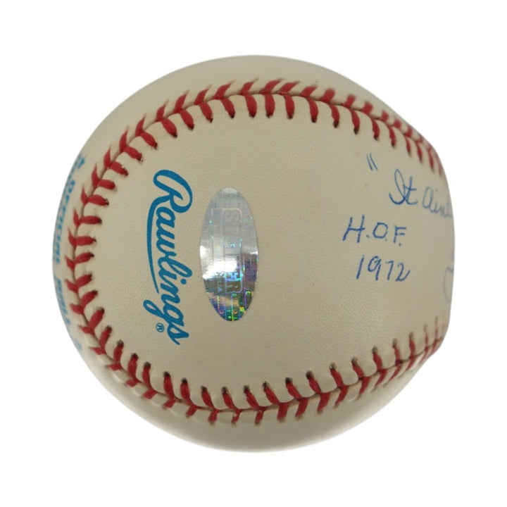 Yogi Berra New York Yankees Autographed Signed Stat Baseball (Steiner COA)
