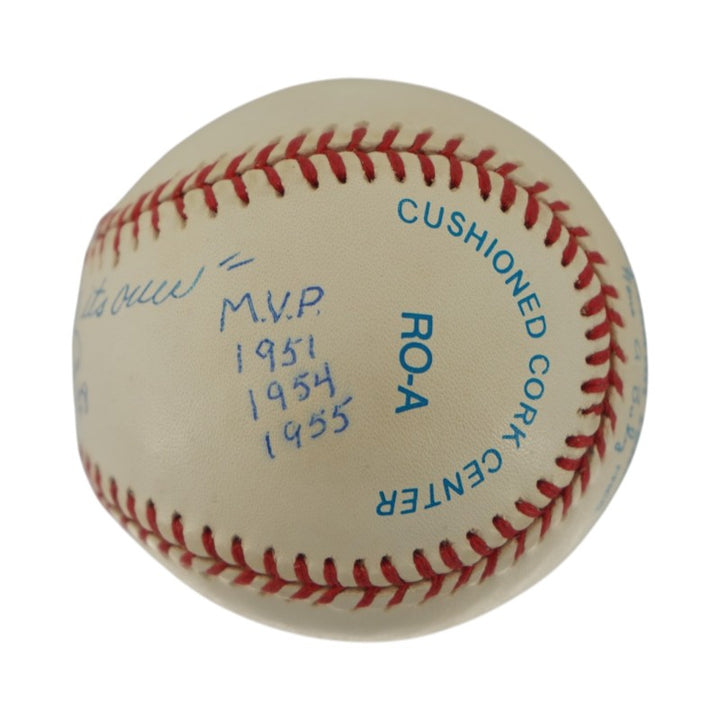Yogi Berra New York Yankees Autographed Signed Stat Baseball (Steiner COA)