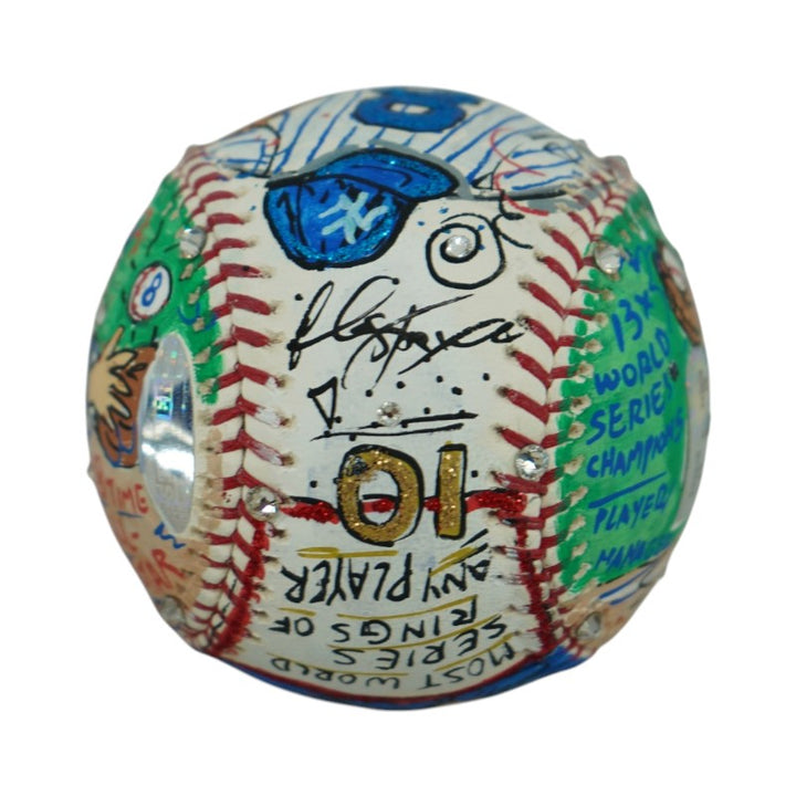 Yogi Berra Yankees Autographed Signed Fazzino Pop Art Baseball (Steiner COA)