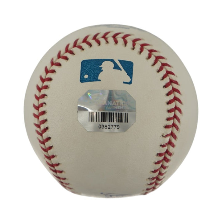 Bob Feller Cleveland Indians Autographed HOF 62 OMLB Baseball (Fanatics)